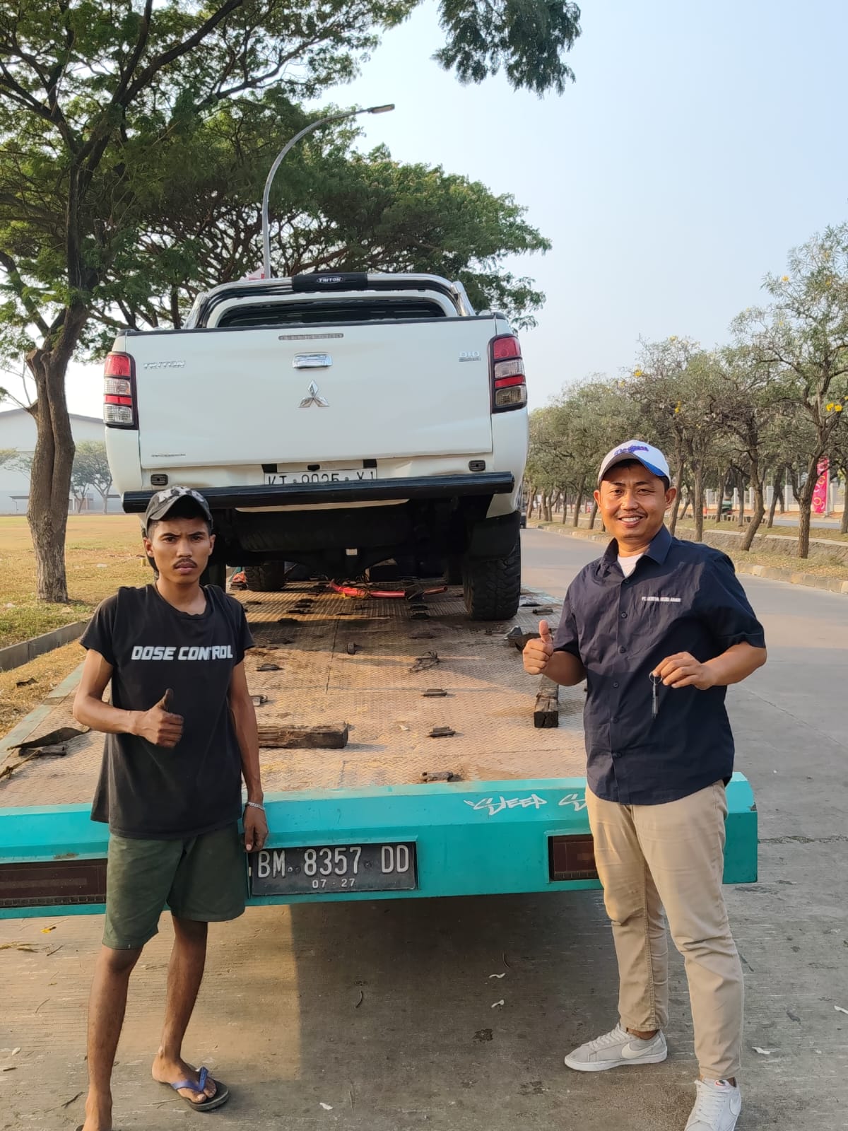 Jasa Kirim Mobil Towing Banjarmasin Pekanbaru